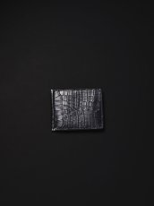 画像2: ANTIDOTE BUYERS CLUB   Money Clip Wallet (Crocodile) (Black) (2)