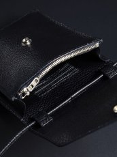 画像3: ANTIDOTE BUYERS CLUB   Leather Wallet Bag (Black) (3)