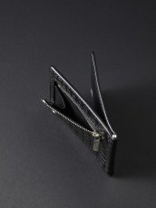 画像3: ANTIDOTE BUYERS CLUB   Money Clip Wallet (Crocodile) (Black) (3)