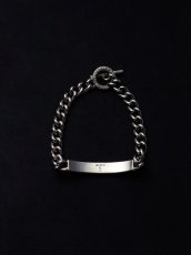 画像2: ANTIDOTE BUYERS CLUB   Engraved ID Bracelet (Silver) (2)