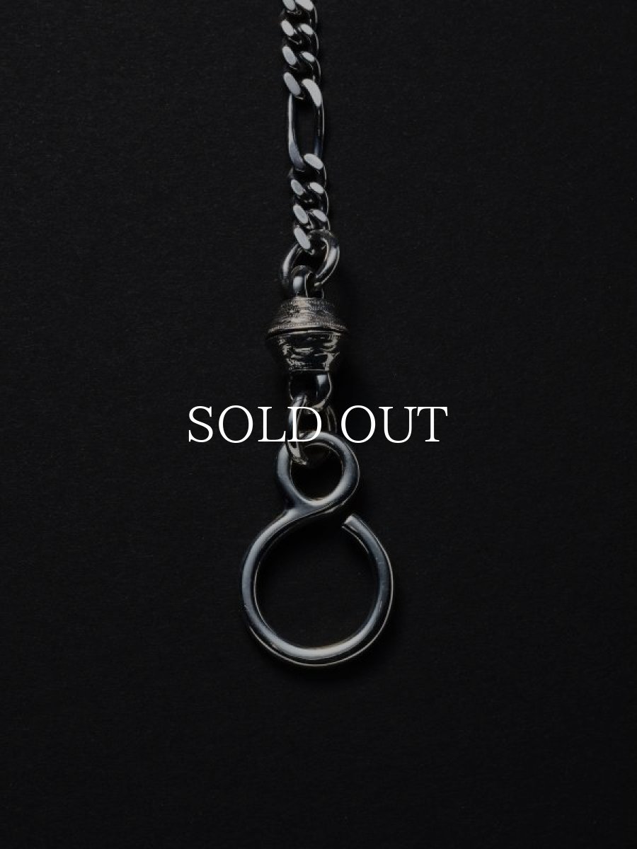 画像4: ANTIDOTE BUYERS CLUB   Engraved Narrow Wallet Chain (Short) (Silver) (4)