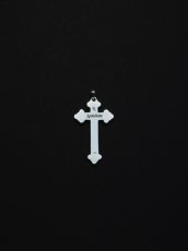 画像2: ANTIDOTE BUYERS CLUB   Engraved Cross Pendant (Silver) (2)