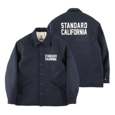 画像1: STANDARD CALIFORNIA  SD Varsity Jacket (Navy) (1)
