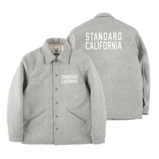 画像1: STANDARD CALIFORNIA  SD Varsity Jacket (Gray) (1)