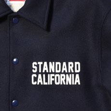 画像4: STANDARD CALIFORNIA  SD Varsity Jacket (Navy) (4)