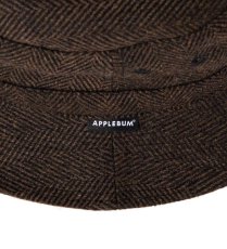 画像9: APPLEBUM  Tweed Bucket Hat (Brown) (9)