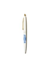 画像1: RADIALL  POSSE-BIC CLIC GOLD BALLPOINT PEN (White) (1)