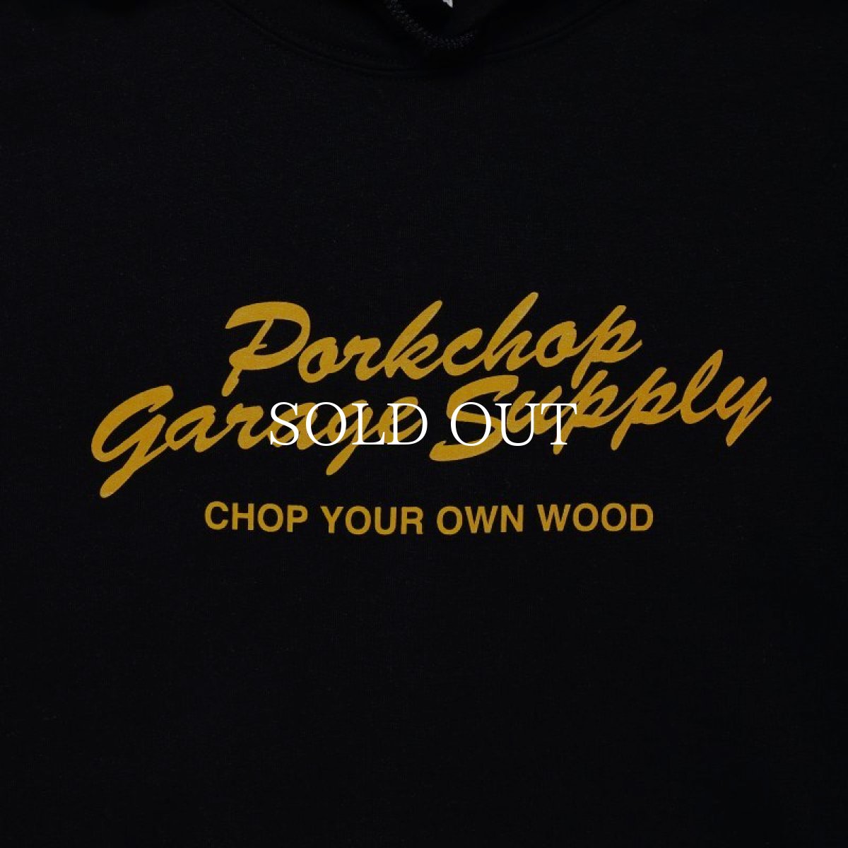 画像2: PORKCHOP GARAGE SUPPLY  FULL SCRIPT HOODIE (BLACK) (2)