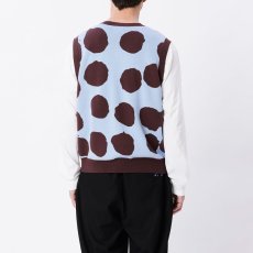 画像4: OBEY   DOTTED SWEATER VEST (DIGITAL VIOLET MULTI) (4)