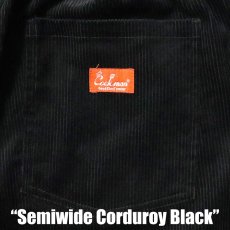 画像9: COOKMAN  Chef Pants Semiwide Corduroy Black (Black) (9)