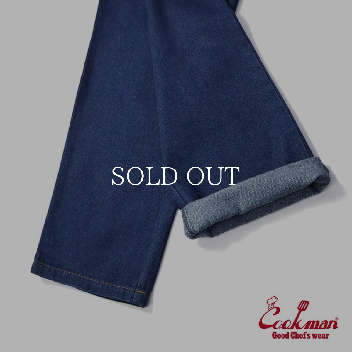 画像10: COOKMAN  Chef Pants Semiwide Denim Navy (Navy) (10)