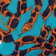 画像4: CALEE  Allover snake pattern R/P shirt -Limited- (Blue) (4)