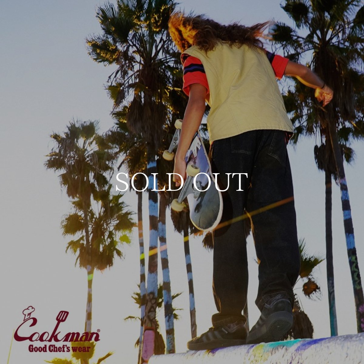 画像14: COOKMAN  Chef Pants Semiwide Denim Black (Black) (14)