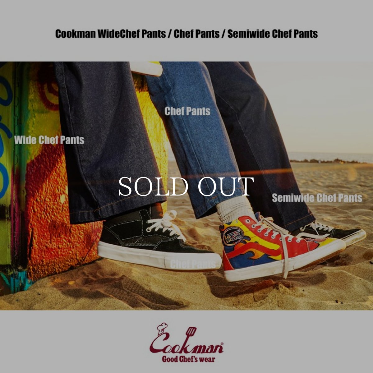 画像16: COOKMAN  Chef Pants Semiwide Denim Navy (Navy) (16)