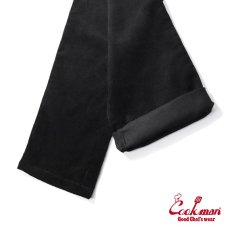 画像10: COOKMAN  Chef Pants Semiwide Corduroy Black (Black) (10)