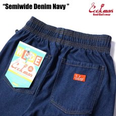 画像8: COOKMAN  Chef Pants Semiwide Denim Navy (Navy) (8)