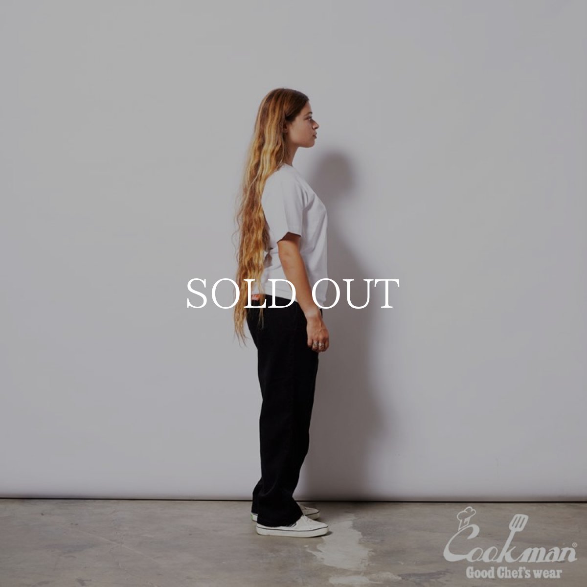 画像16: COOKMAN  Chef Pants Semiwide Corduroy Black (Black) (16)