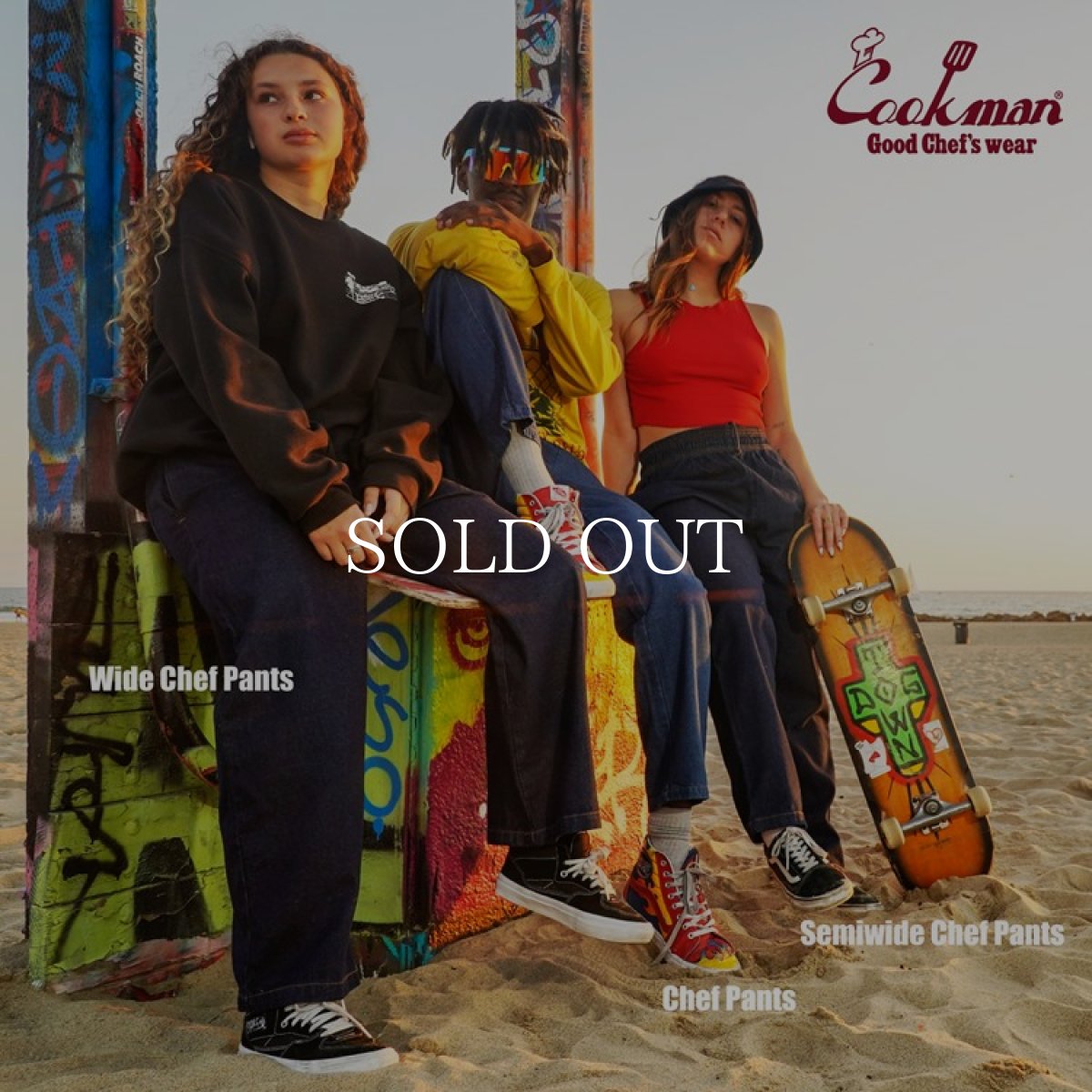 画像18: COOKMAN  Chef Pants Semiwide Denim Navy (Navy) (18)