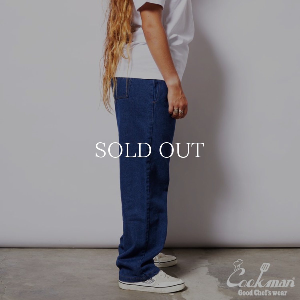 画像24: COOKMAN  Chef Pants Semiwide Denim Navy (Navy) (24)