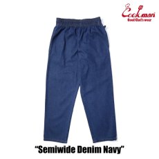 画像4: COOKMAN  Chef Pants Semiwide Denim Navy (Navy) (4)