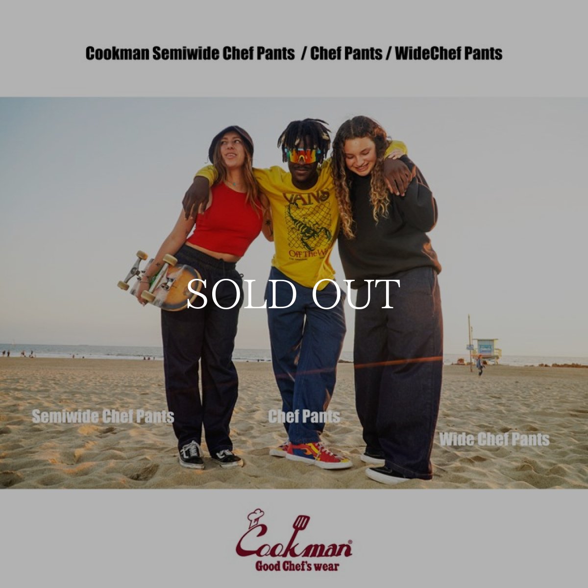 画像17: COOKMAN  Chef Pants Semiwide Denim Navy (Navy) (17)