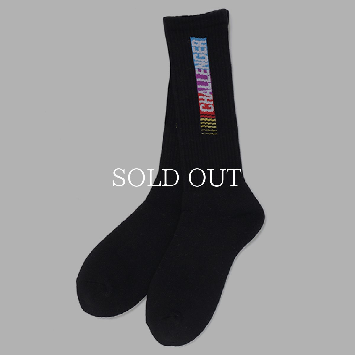 画像1: CHALLENGER  NATIONAL RACING SOCKS (BLACK) (1)