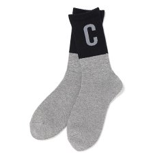 画像1: CHALLENGER  C SOCKS (GRAY LOGO) (1)