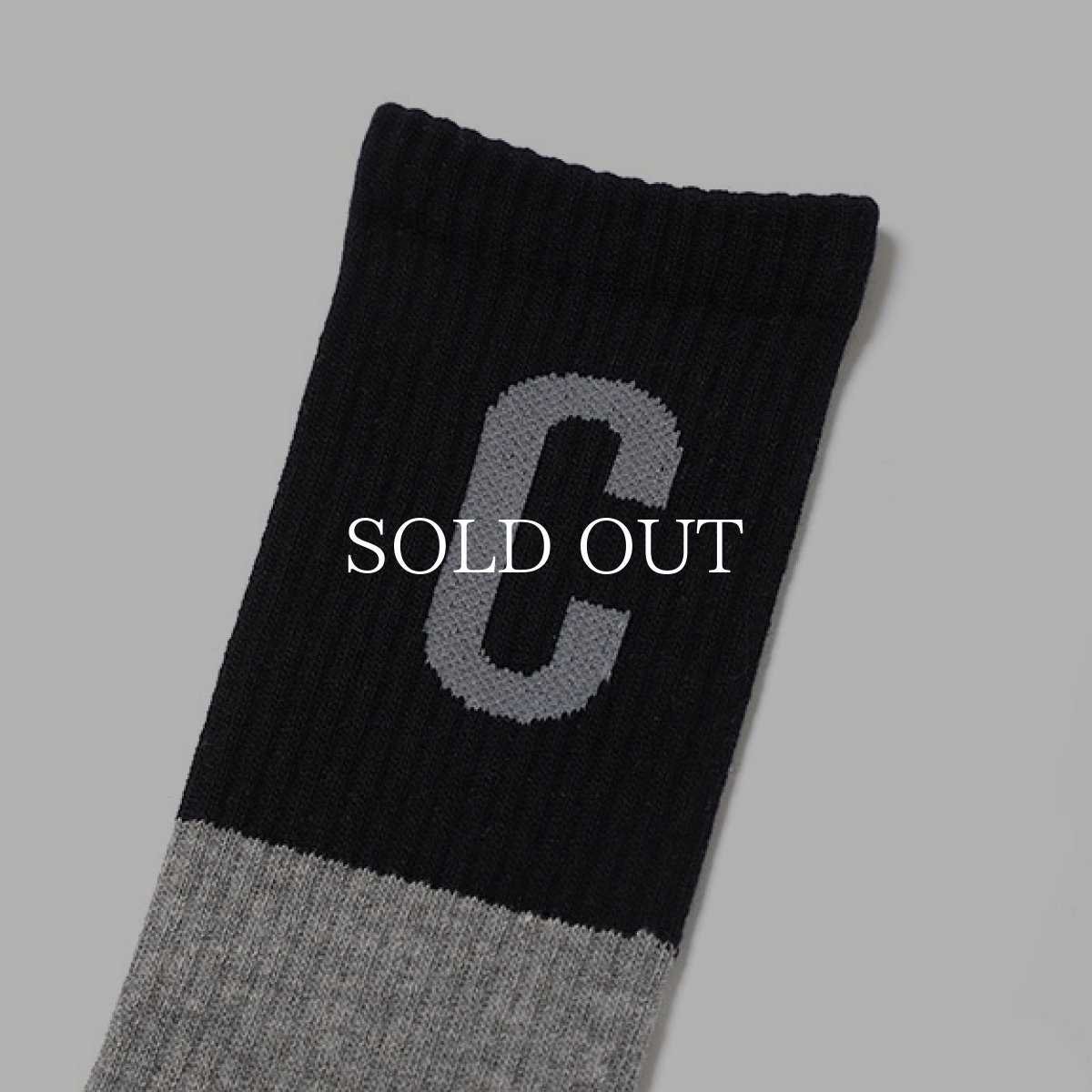 画像2: CHALLENGER  C SOCKS (GRAY LOGO) (2)