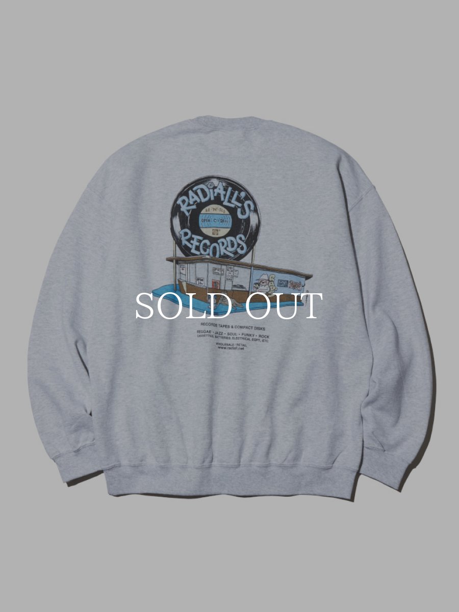 画像2: RADIALL  WATCHDOG-CREW NECK SWEATSHIRT L/S (Ash Gray) (2)