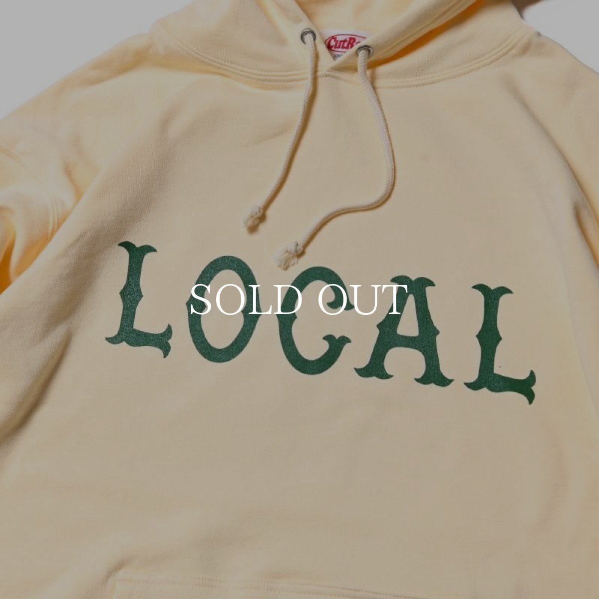 画像2: CUTRATE  CLASSIC LOCAL LOGO OMW PULLOVER HOODIE (IVORY) (2)