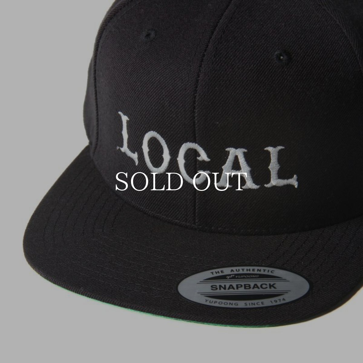 画像4: CUTRATE  CLASSIC LOCAL LOGO EMBORIDERY CAP (BLACK × WHITE) (4)