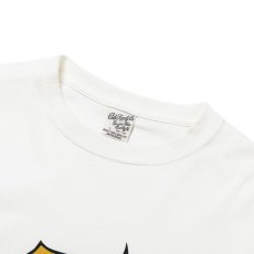 画像2: CALEE  CAL Logo fol L/S t-shirt -Naturally paint design- (White) (2)