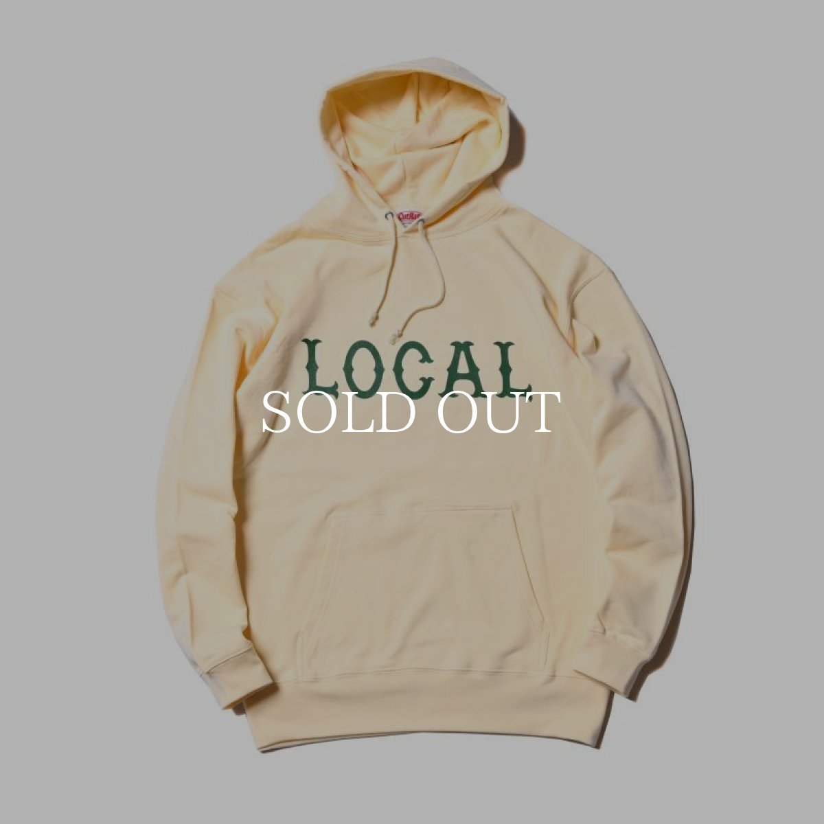 画像1: CUTRATE  CLASSIC LOCAL LOGO OMW PULLOVER HOODIE (IVORY) (1)