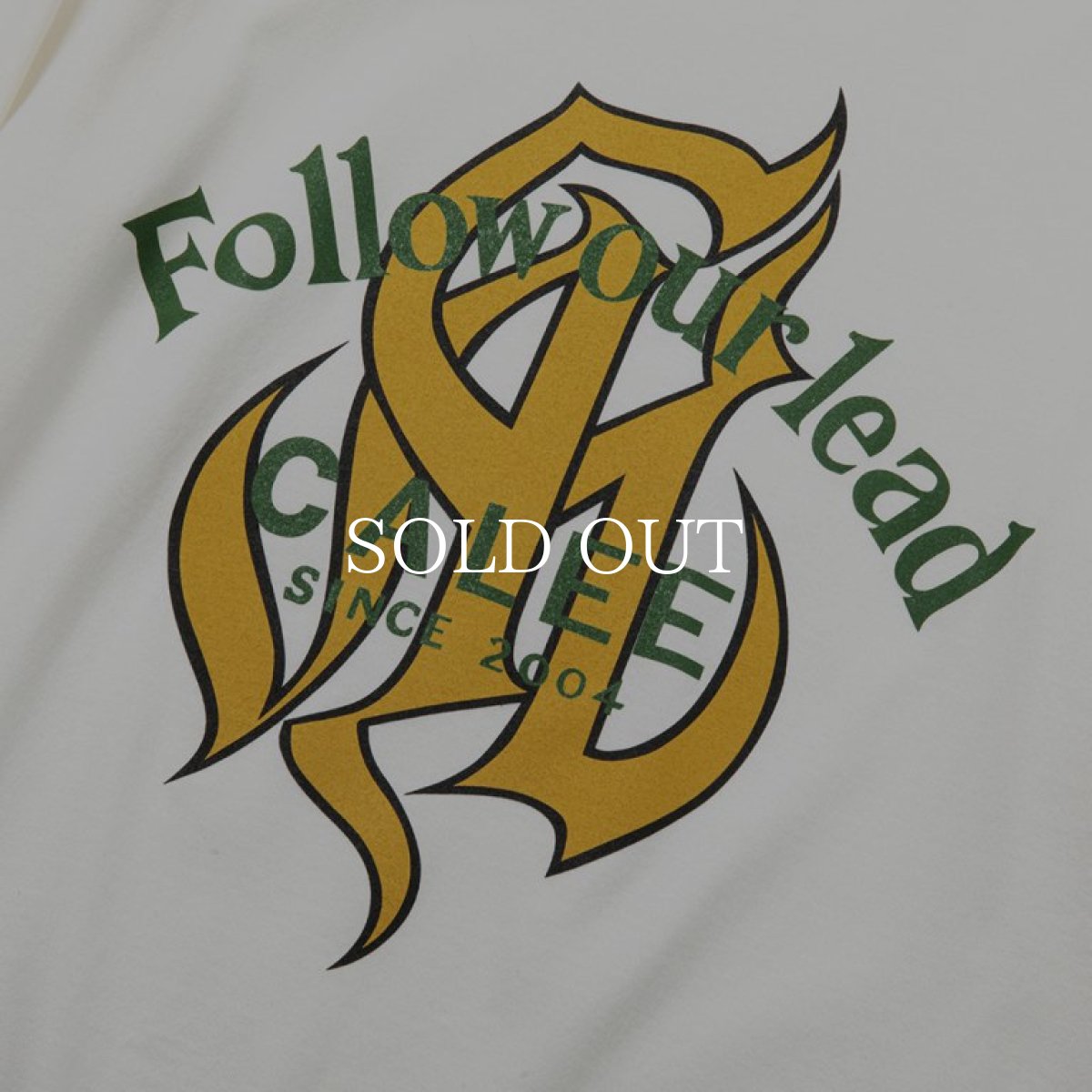 画像3: CALEE  CAL Logo fol L/S t-shirt -Naturally paint design- (White) (3)