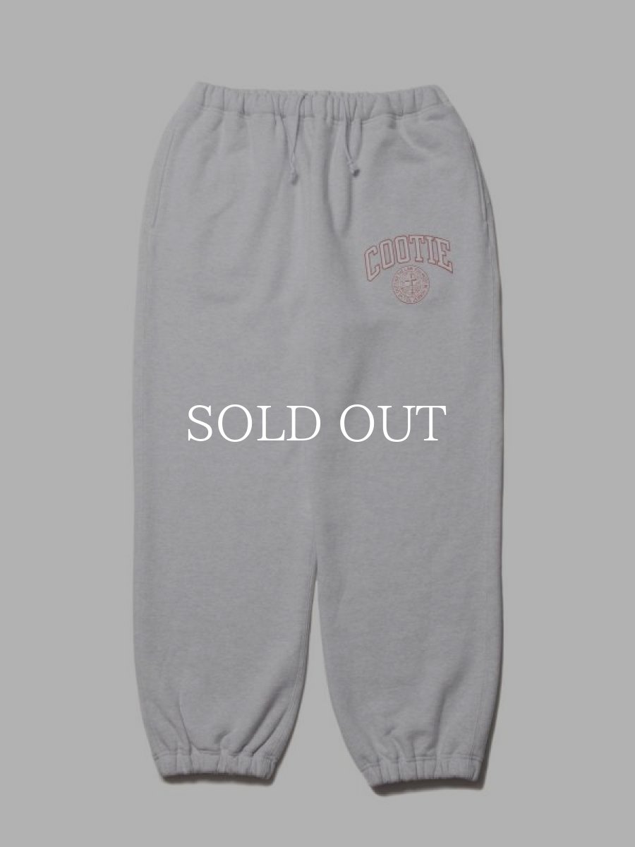 画像1: COOTIE   Heavy Oz Sweat Easy Pants (COLLEGE) (Oatmeal) (1)