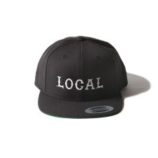 画像2: CUTRATE  CLASSIC LOCAL LOGO EMBORIDERY CAP (BLACK × WHITE) (2)