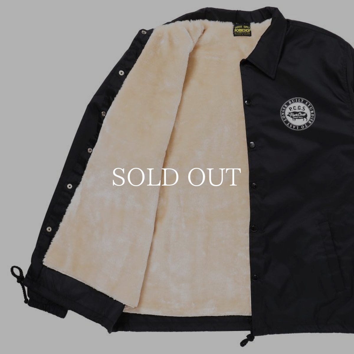 画像5: PORKCHOP GARAGE SUPPLY  Opening Anniversary BOA COACH JKT (BLACK) (5)