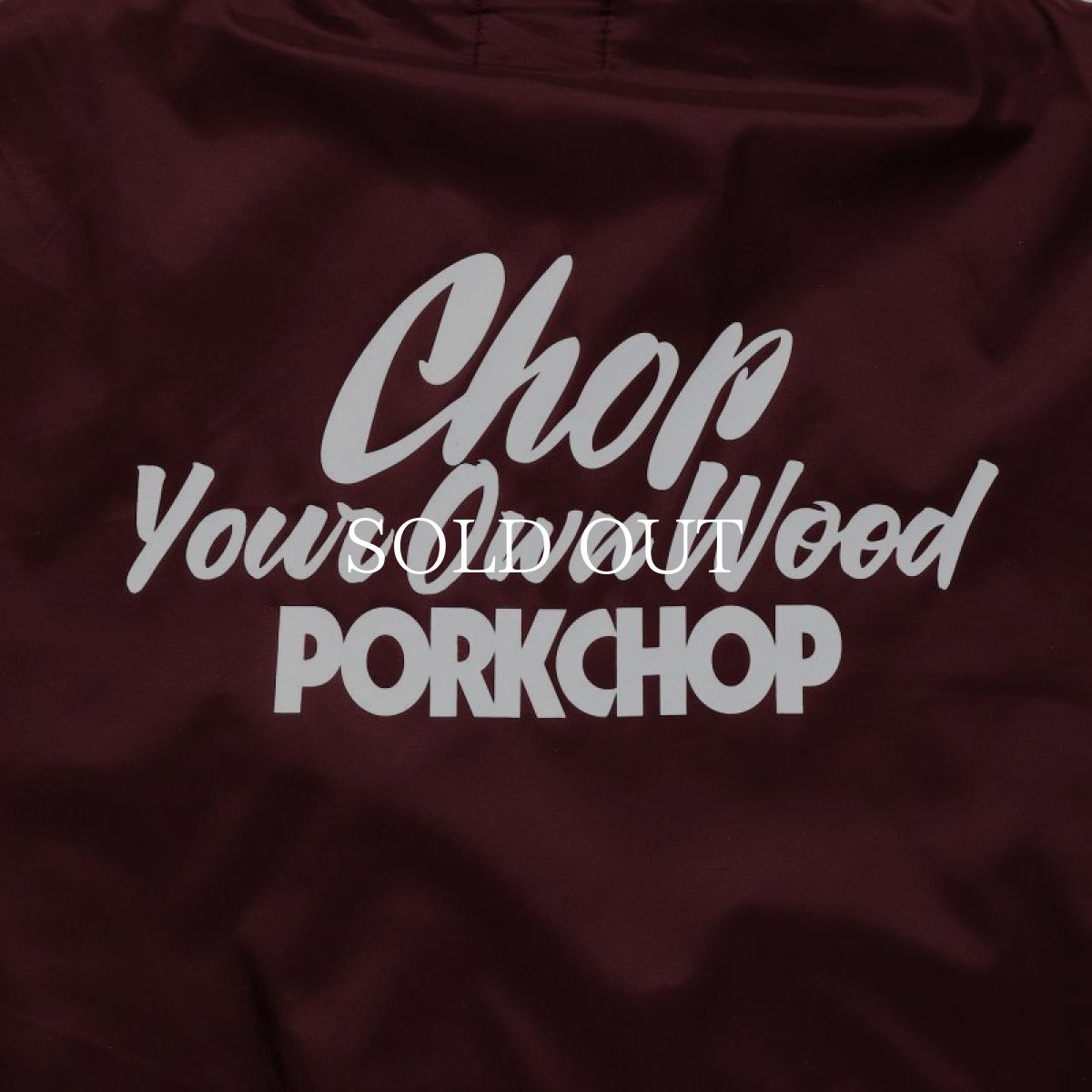 画像4: PORKCHOP GARAGE SUPPLY  Opening Anniversary BOA COACH JKT (MAROON) (4)
