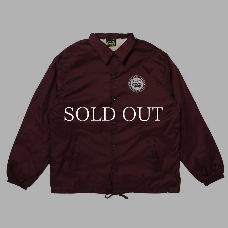 PORKCHOP GARAGE SUPPLY Opening Anniversary BOA COACH JKT (MAROON