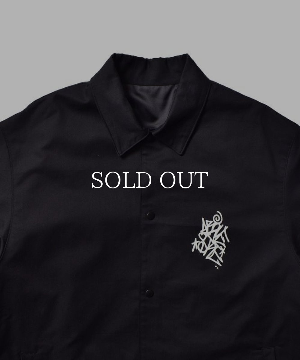 画像3: MINEDENIM  Stie-lo × Davide Sorrenti Jaime Flashing Burn Coach JKT (BLK) (3)