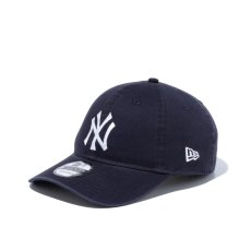 画像3: NEW ERA  9TWENTY クロスストラップ ウォッシュドコットン ニューヨーク・ヤンキース ネイビー × ホワイト (ネイビー) (3)