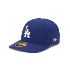 画像1: NEW ERA  LP 59FIFTY MLBオンフィールド ロサンゼルス・ドジャース ゲーム (ダークロイヤル) (1)