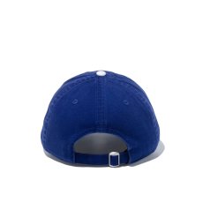 画像4: NEW ERA  9TWENTY クロスストラップ ウォッシュドコットン ロサンゼルス・ドジャース ダークロイヤル × ホワイト (ダークロイヤル) (4)