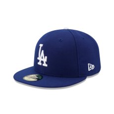 画像1: NEW ERA  59FIFTY MLBオンフィールド ロサンゼルス・ドジャース ゲーム (ダークロイヤル) (1)