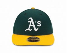 画像2: NEW ERA  LP 59FIFTY MLBオンフィールド オークランド・アスレチックス ホーム (ダークグリーン/Aゴールド) (2)