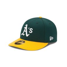 画像1: NEW ERA  LP 59FIFTY MLBオンフィールド オークランド・アスレチックス ホーム (ダークグリーン/Aゴールド) (1)