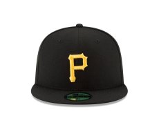 画像2: NEW ERA  59FIFTY MLBオンフィールド ピッツバーグ・パイレーツ ゲーム (ブラック) (2)