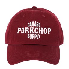画像1: PORKCHOP GARAGE SUPPLY  B&S BASE CAP (BURGUNDY) (1)