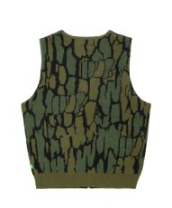 画像2: HUF  HUDSON CAMO ZIP VEST (CAMO) (2)