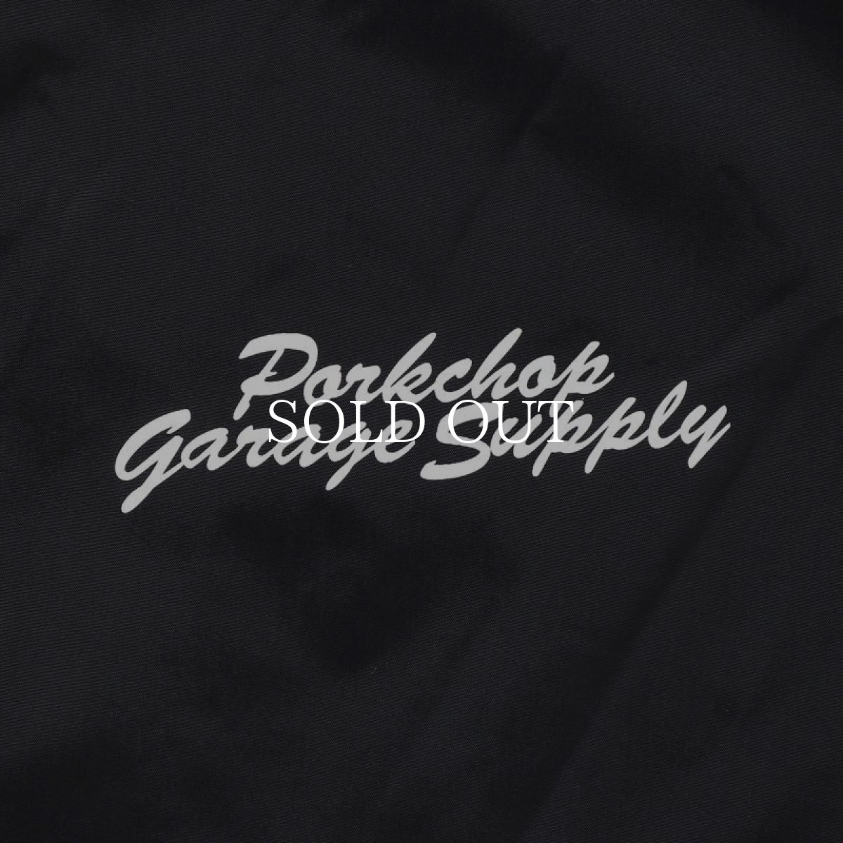 画像3: PORKCHOP GARAGE SUPPLY  FULL SCRIPT COACH JKT (BLACK) (3)